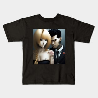 Cute young Asian couples Kids T-Shirt